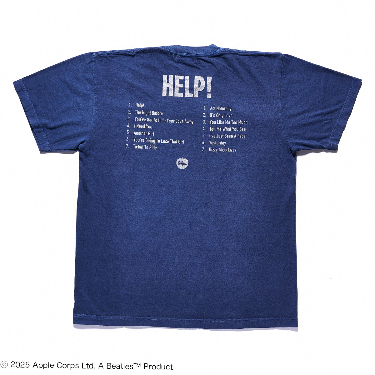 ザ・ビートルズ(THE BEATLES) バンドTシャツ HELP! グリッタープリント【グッドロックスピード/GOOD ROCK SPEED】