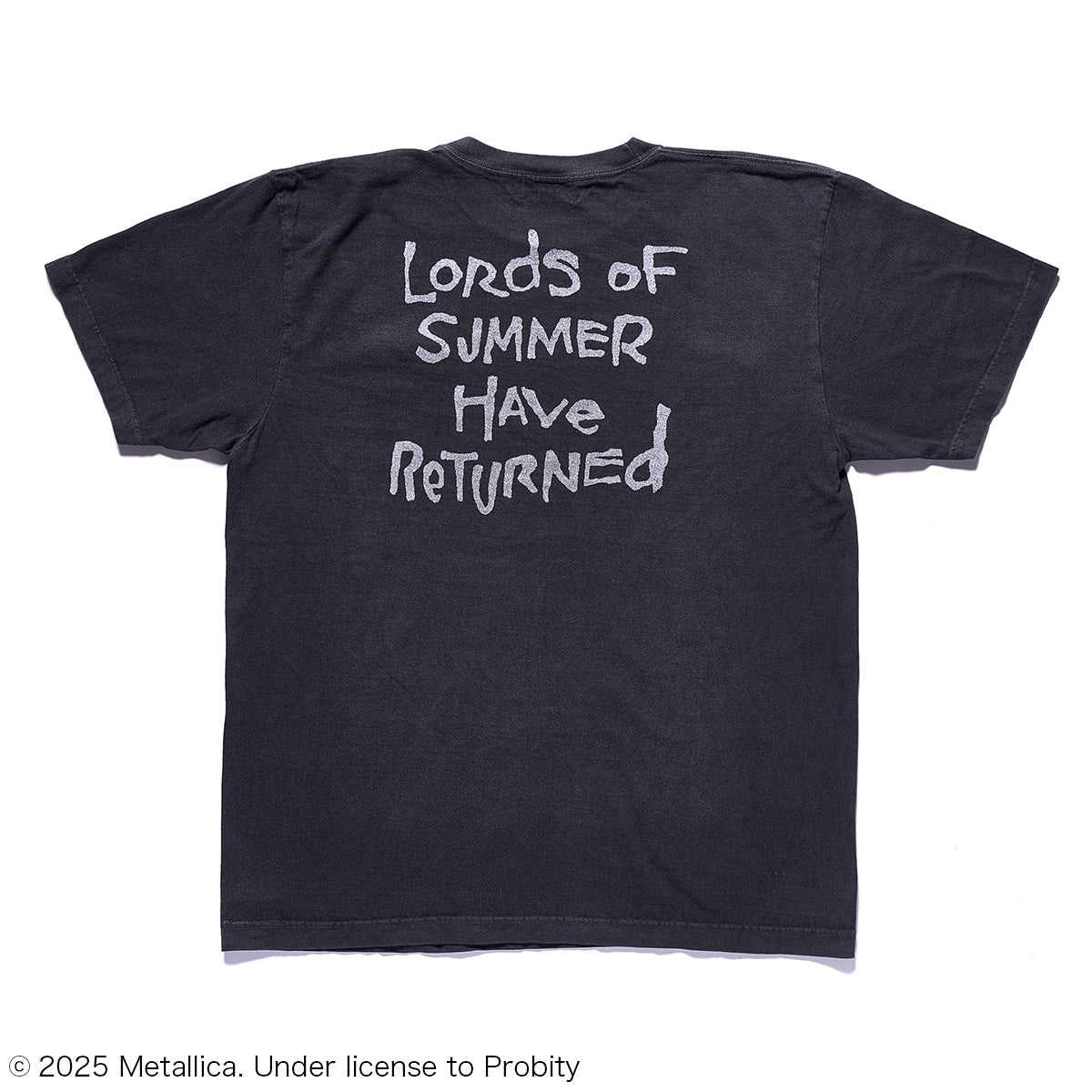 メタリカ(METALLICA)バンドTシャツ グリッタープリント【グッドロックスピード/GOOD ROCK SPEED】