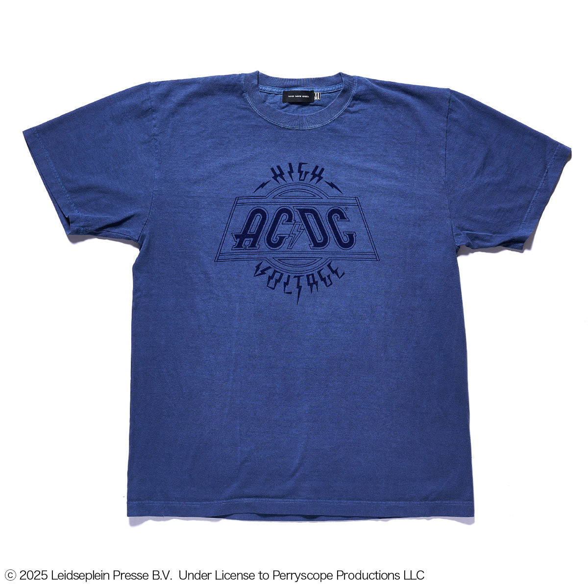 エーシーディーシー(AC/DC) バンドTシャツ フロッキープリント