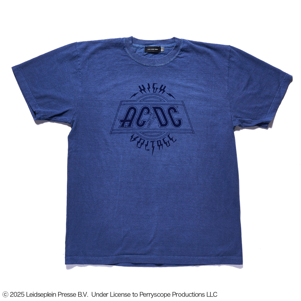 エーシーディーシー（AC/DC） バンドTシャツ フロッキープリント 