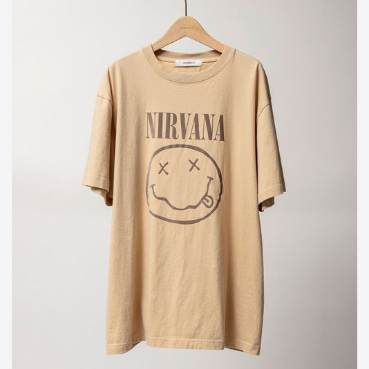 ニルヴァーナ(NIRVANA)SMILEY Tシャツ 【ジョンブル/JOHNBULL】