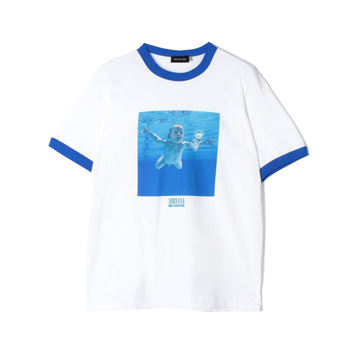 二ルヴァーナ(NIRVANA） NEVER MIND リンガーTシャツ【グッドロック