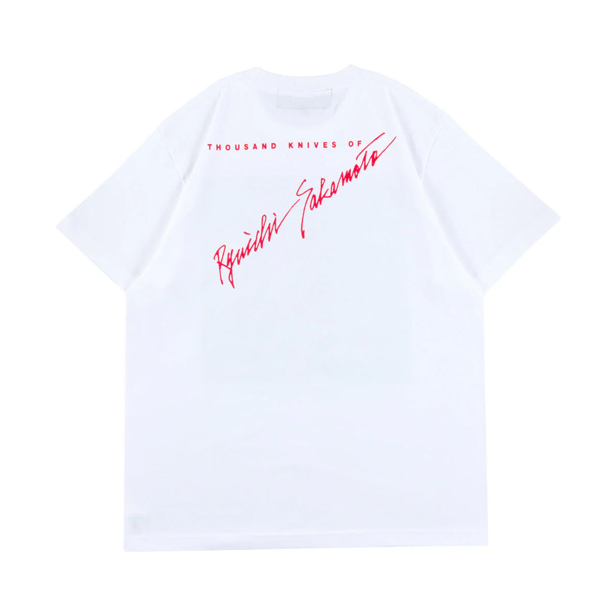 坂本龍一 「千のナイフ」 Tシャツ【MLE】