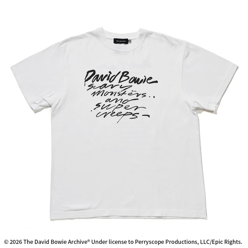d*g様 デヴィッド・ボウイ/ 純ロック・ジャパン印刷物 デヴィッド・ボウイ(DAVID BOWIE）SOUND AND VISIONプリント Tシャツ