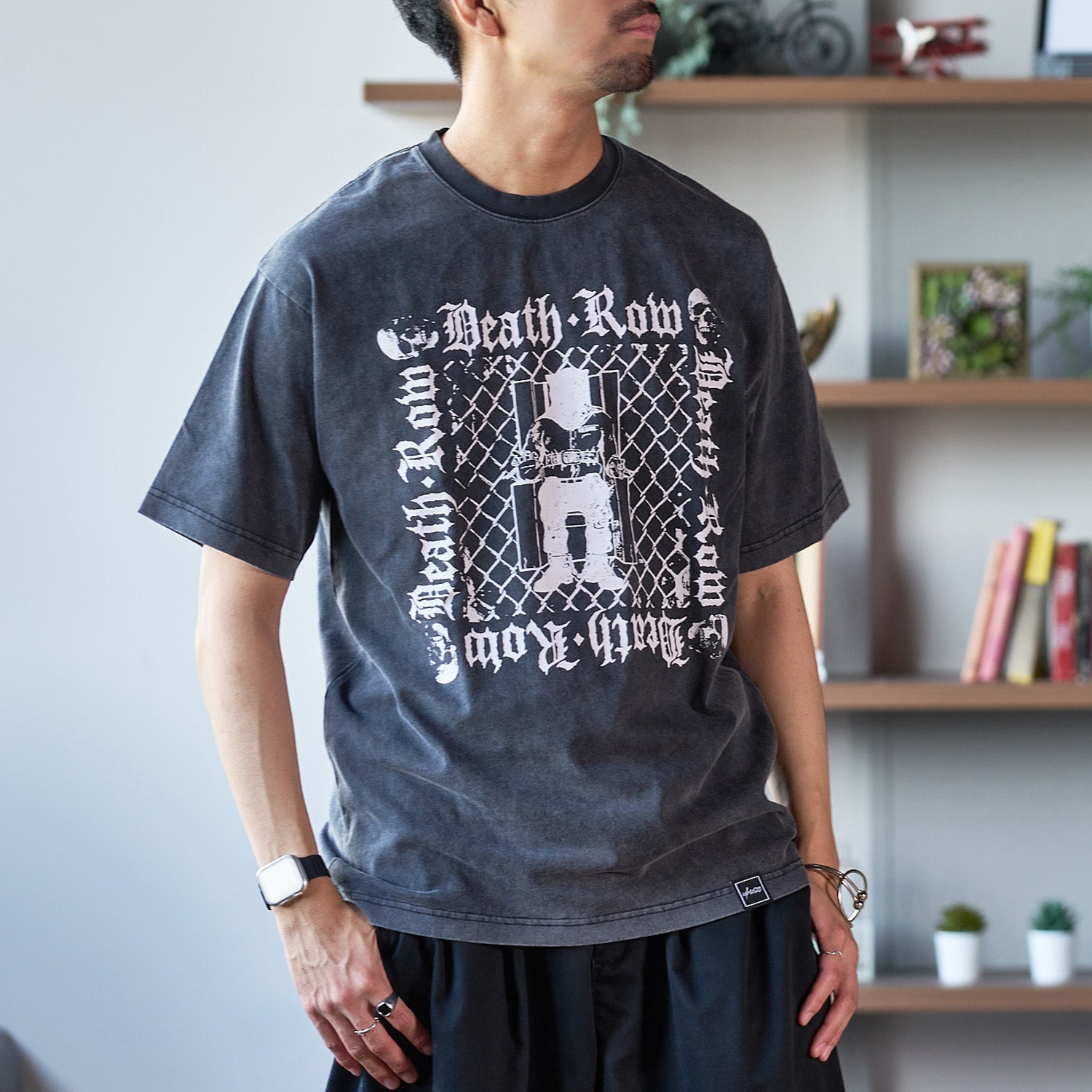 デス・ロウ・レコード(DEATH LOW RECORDS)WIRE MESH Tシャツ【U/MUSIC】