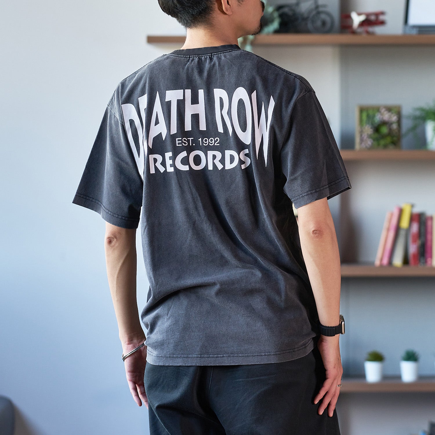 デス・ロウ・レコード(DEATH LOW RECORDS) BACK PRINTNAME Tシャツ【U/MUSIC】