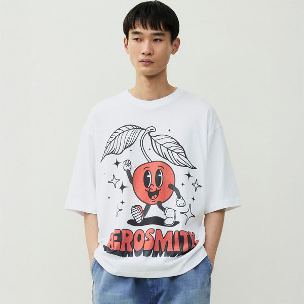 エアロスミス(AEROSMITH)APPLE Tシャツ【ジョンブル/JOHNBULL】
