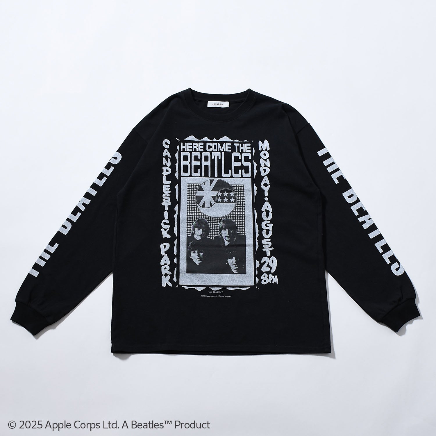 ザ・ビートルズ(THE BEATLES)CANDLESTICK PARK ロングスリーブTシャツ【ジョンブル/JOHNBULL】