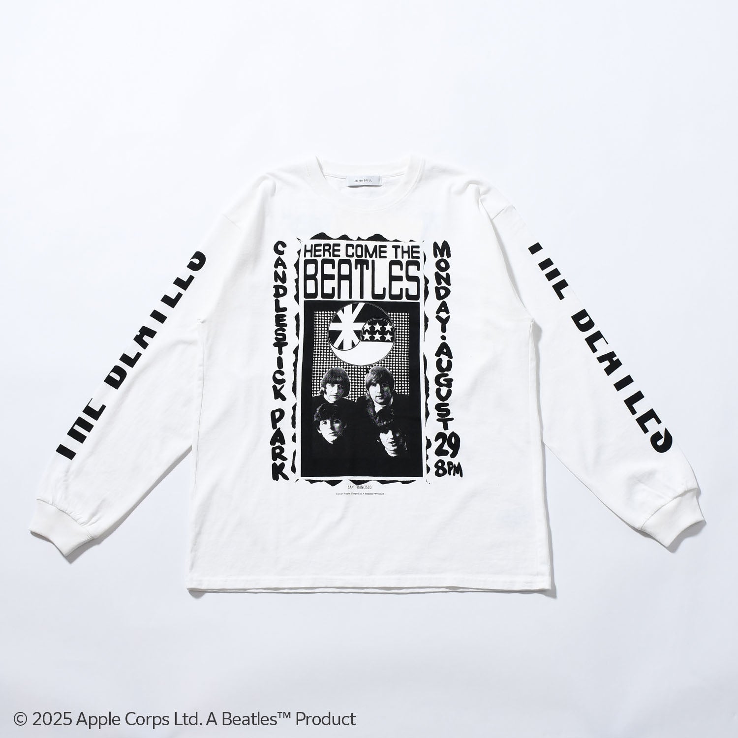 ザ・ビートルズ(THE BEATLES)CANDLESTICK PARK ロングスリーブTシャツ【ジョンブル/JOHNBULL】