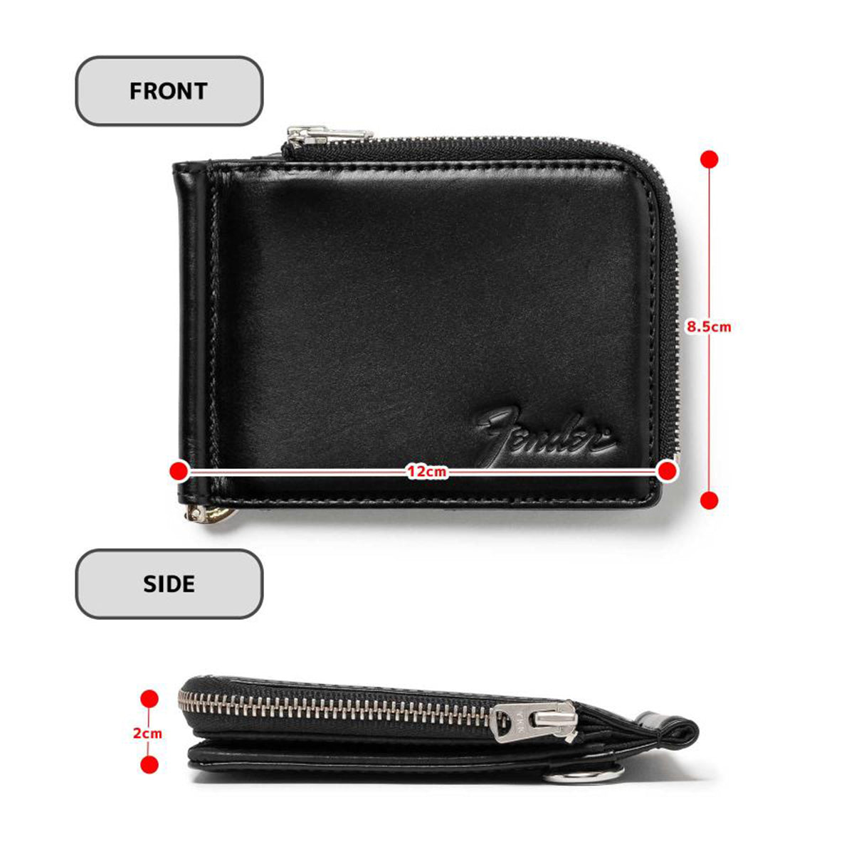 【フェンダー/FENDER】 マネークリップ付き小銭入れ