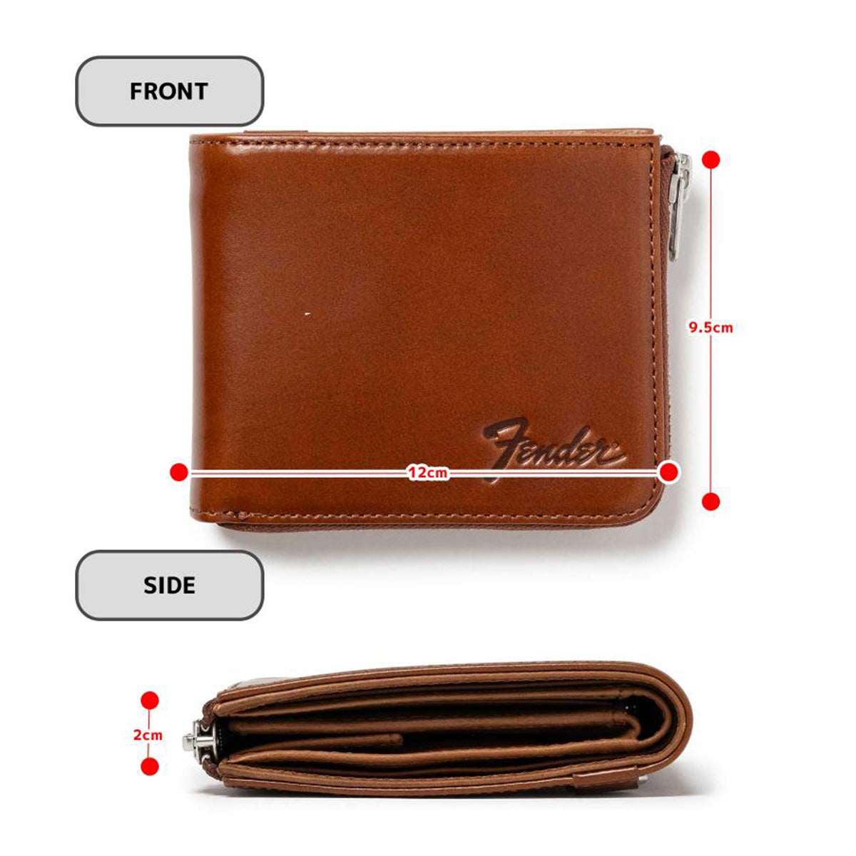 【フェンダー/FENDER】 ウォレットコード付きL型ファスナー財布