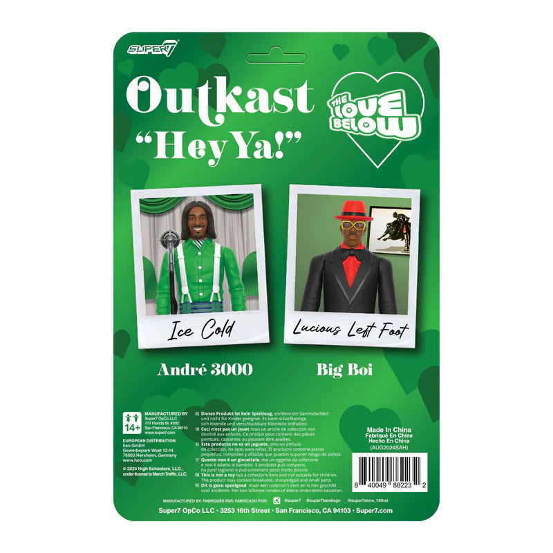 アウトキャスト(OUTKAST): ビッグ・ボーイ&アンドレ3000(Aquemini ver.)2PK 【SUPER 7】リ・アクション