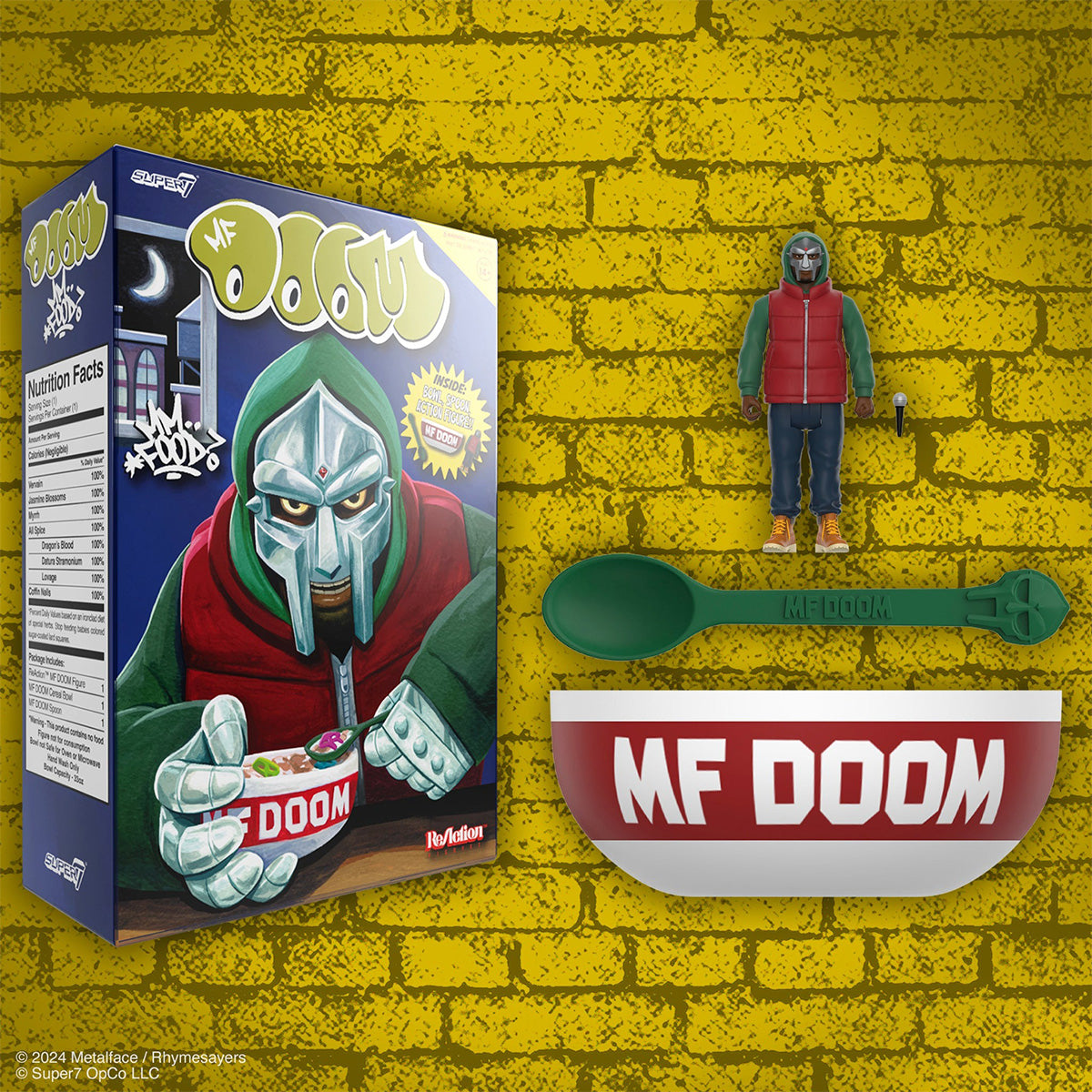 MF ドゥーム(MF DOOM): Mm..Food シリアルセット 【SUPER 7】リ・アクション