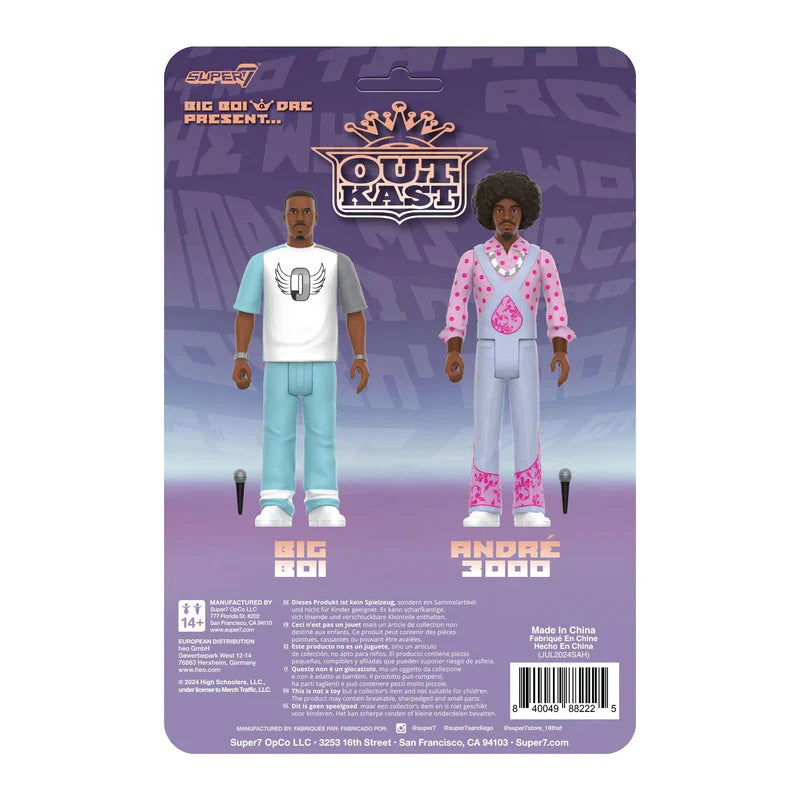 アウトキャスト(OUTKAST): ビッグ・ボーイ&アンドレ3000(Big Boi and Dre Present...Outkast ver.)2PK 【SUPER 7】リ・アクション