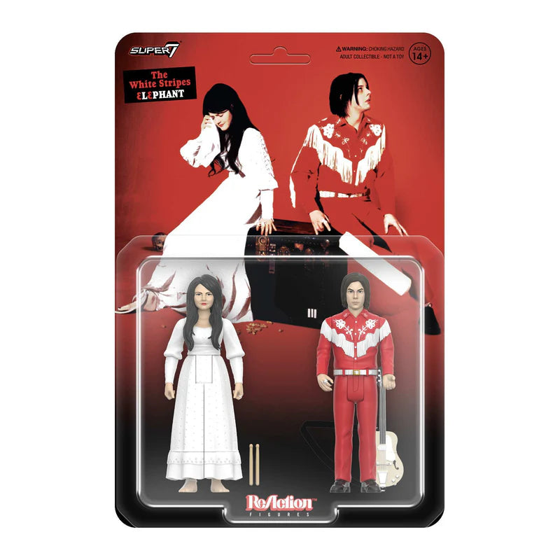 リ・アクション/ THE WHITE STRIPES ジャック・ホワイト&メグ・ホワイト 2PK Elephant ver.