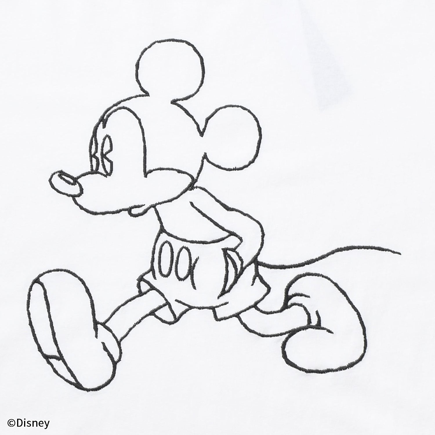 【ディズニー/Disney】ミッキー・マウスTシャツ(刺繍)