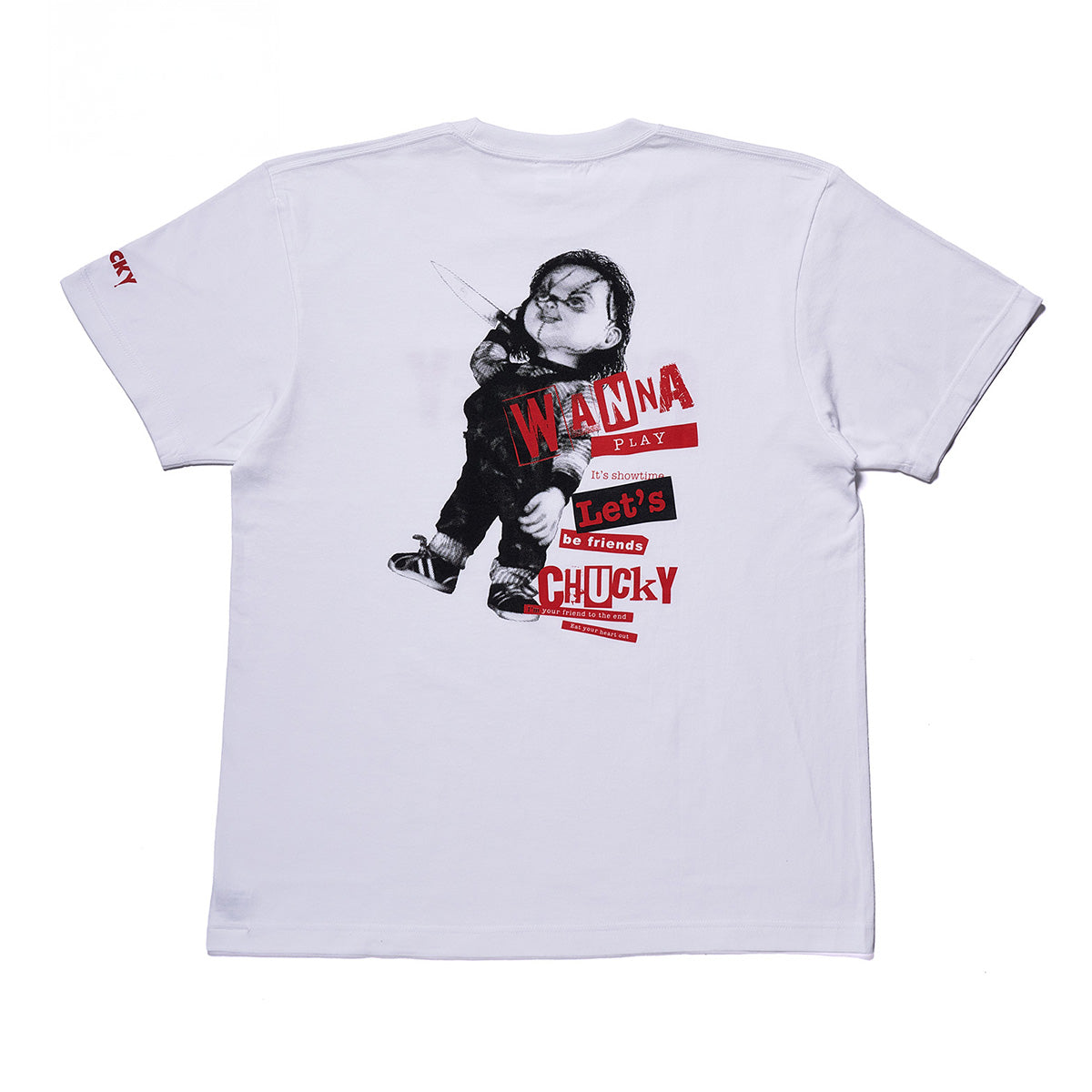映画『チャイルド・プレイ』 チャッキー グラフィックTシャツ 遊んでね