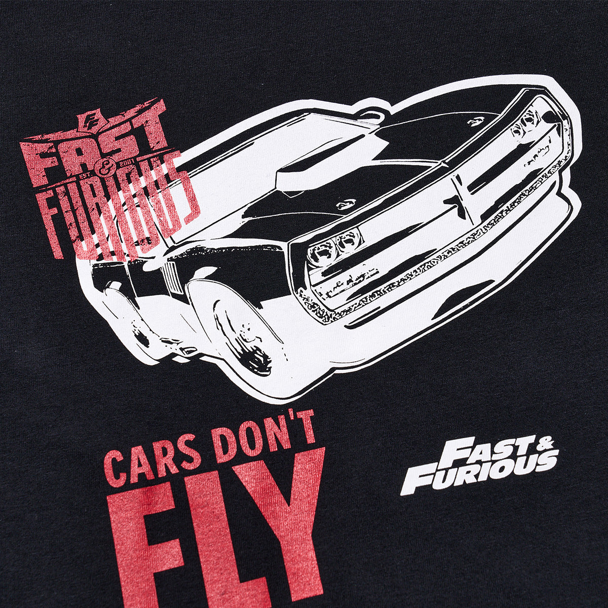 映画『ワイルド・スピード』グラフィックTシャツ 車は飛ばない