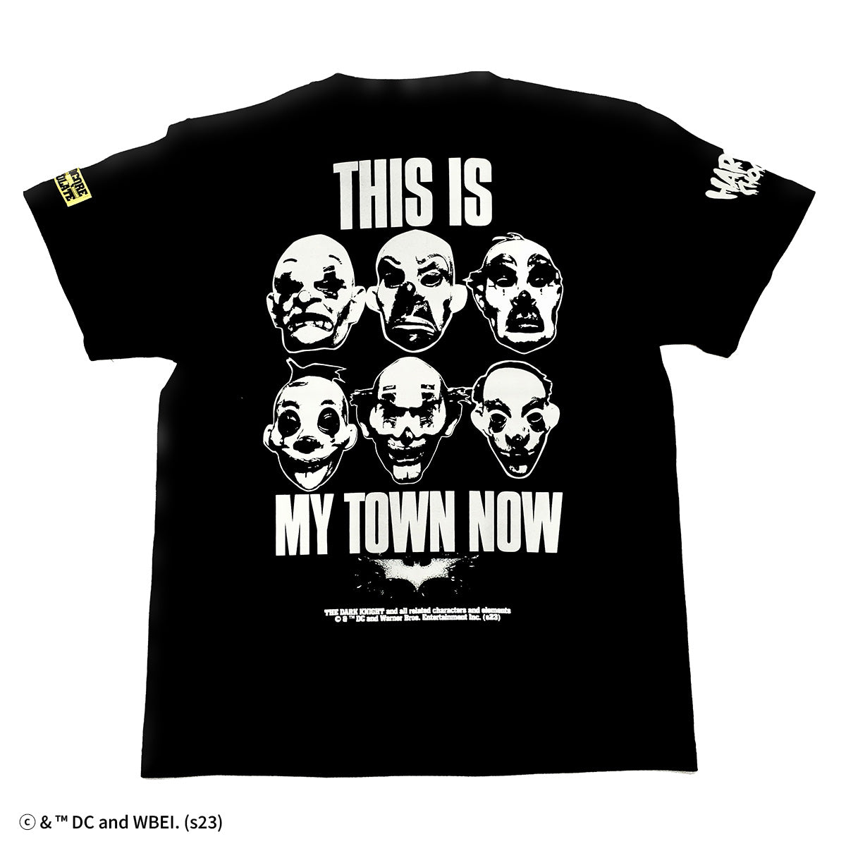 映画『ダークナイト』トリロジー ジョーカーTシャツ(サプライズ・ブラック)