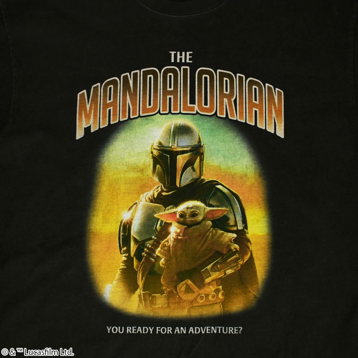 スター・ウォーズドラマ『マンダロリアン』 Tシャツ(PONEYCOMB TOKYO)