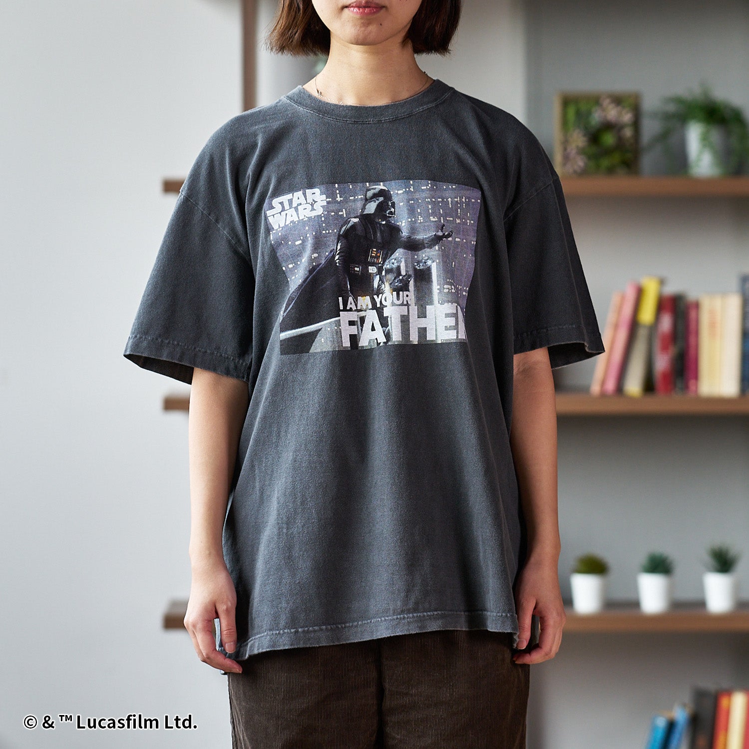 映画『スター・ウォーズ』 グラフィックTシャツ I AM YOUR FATHER