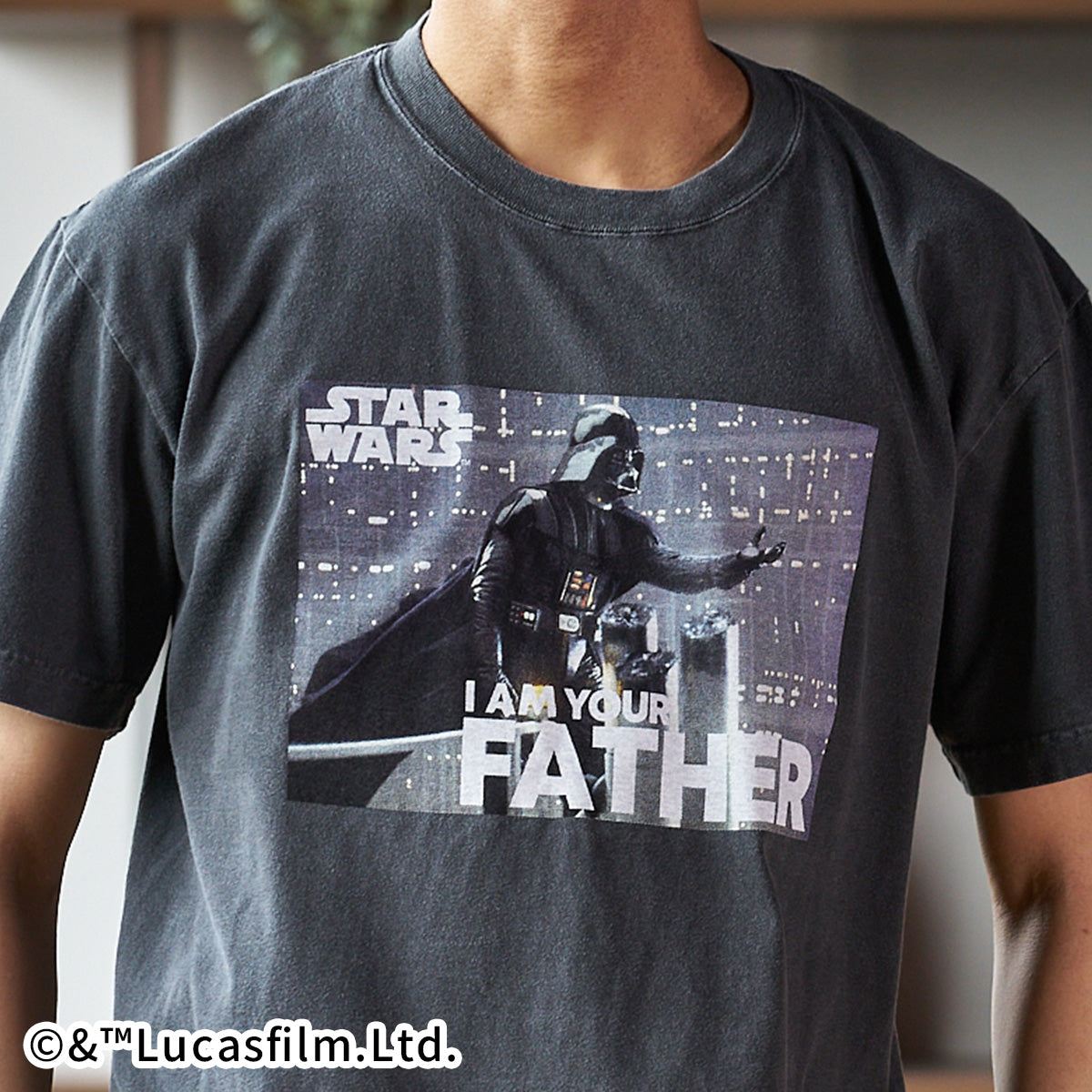 映画『スター・ウォーズ』 グラフィックTシャツ I AM YOUR FATHER