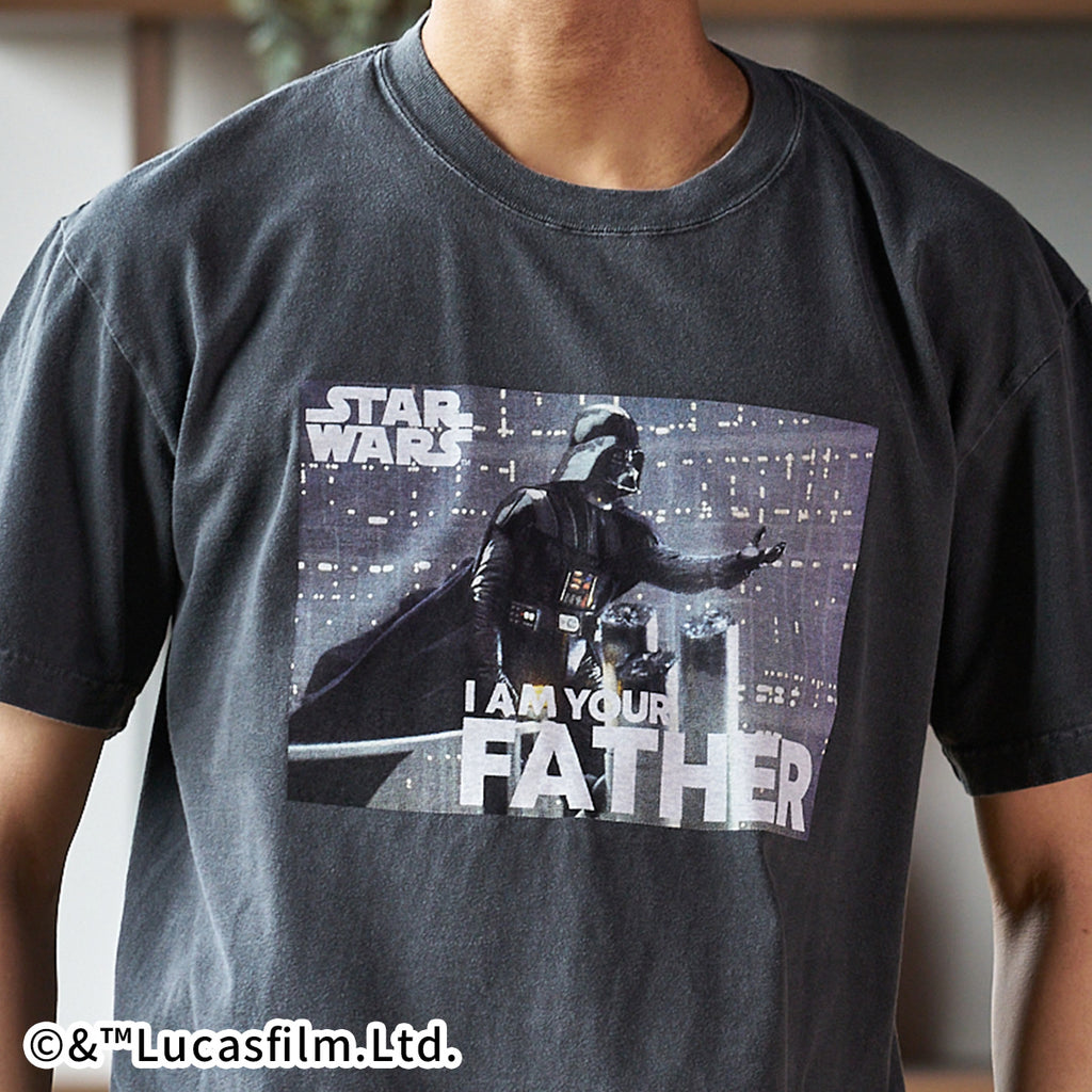 映画『スター・ウォーズ』 グラフィックTシャツ I AM YOUR FATHER 