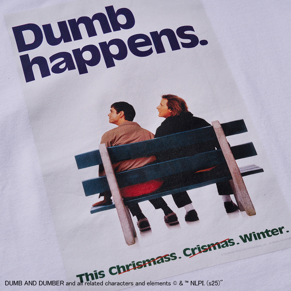 映画『ジム・キャリーはMr.ダマー』グラフィック ロングスリーブTシャツ