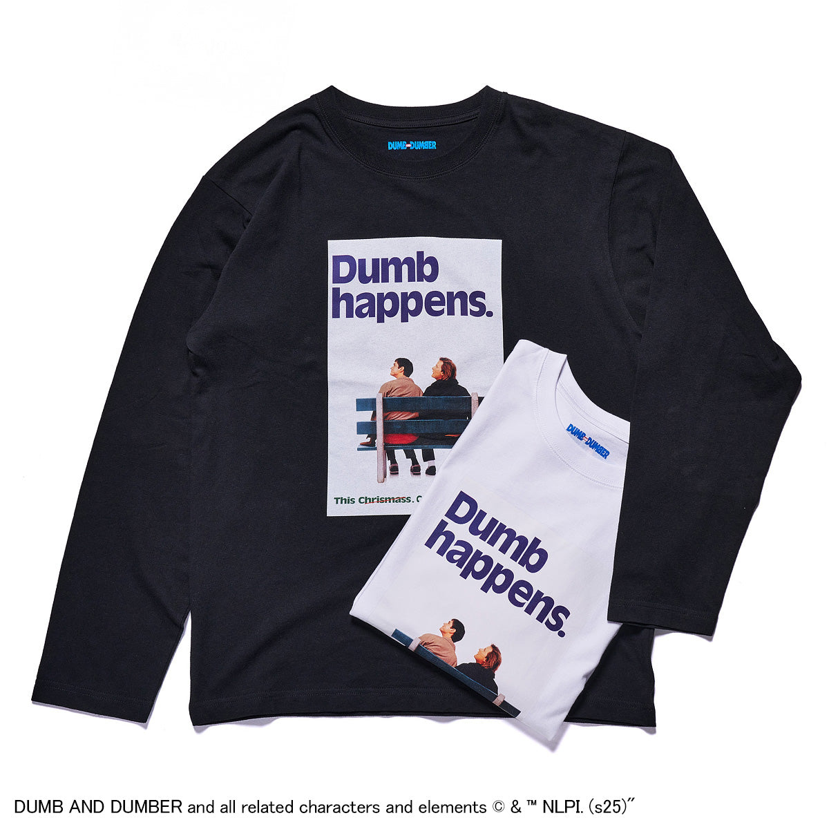 映画『ジム・キャリーはMr.ダマー』グラフィック ロングスリーブTシャツ