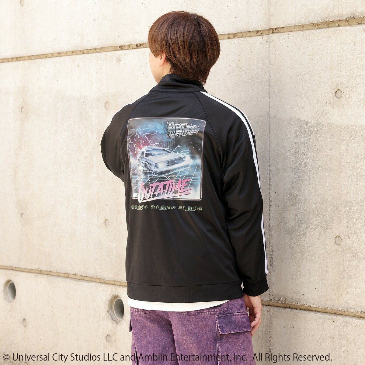 映画『バック・トゥ・ザ・フューチャー』トラックジャケット(PONEYCOMB TOKYO)