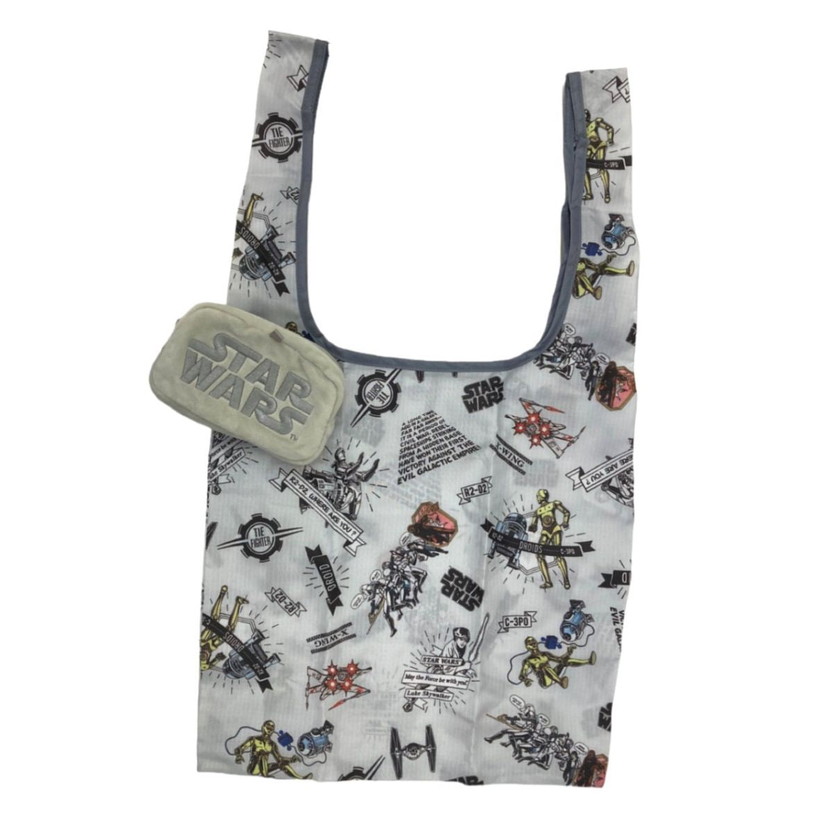 映画 『スター・ウォーズ』ロゴショッピングバッグインぬいぐるみポーチ