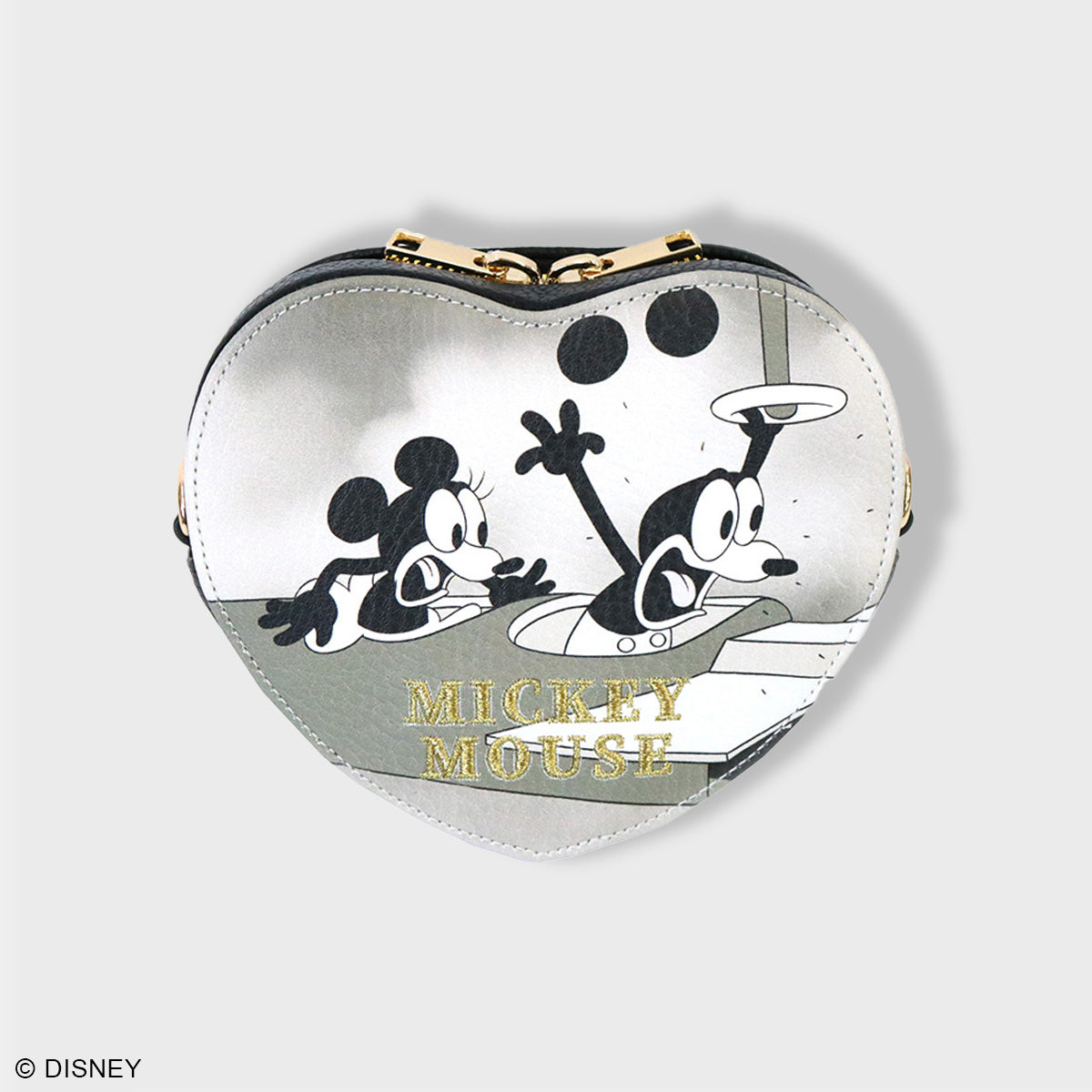 【ディズニー】プレーン・クレイジー ハートプリントポーチ