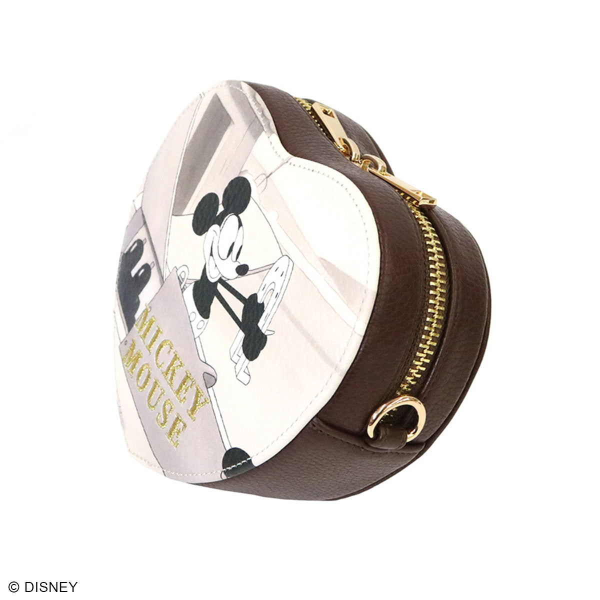 【ディズニー】プレーン・クレイジー ハートプリントポーチ