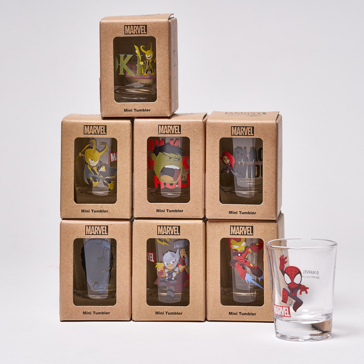 【マーベル/MARVEL】 ミニタンブラー 50cc 7種セット