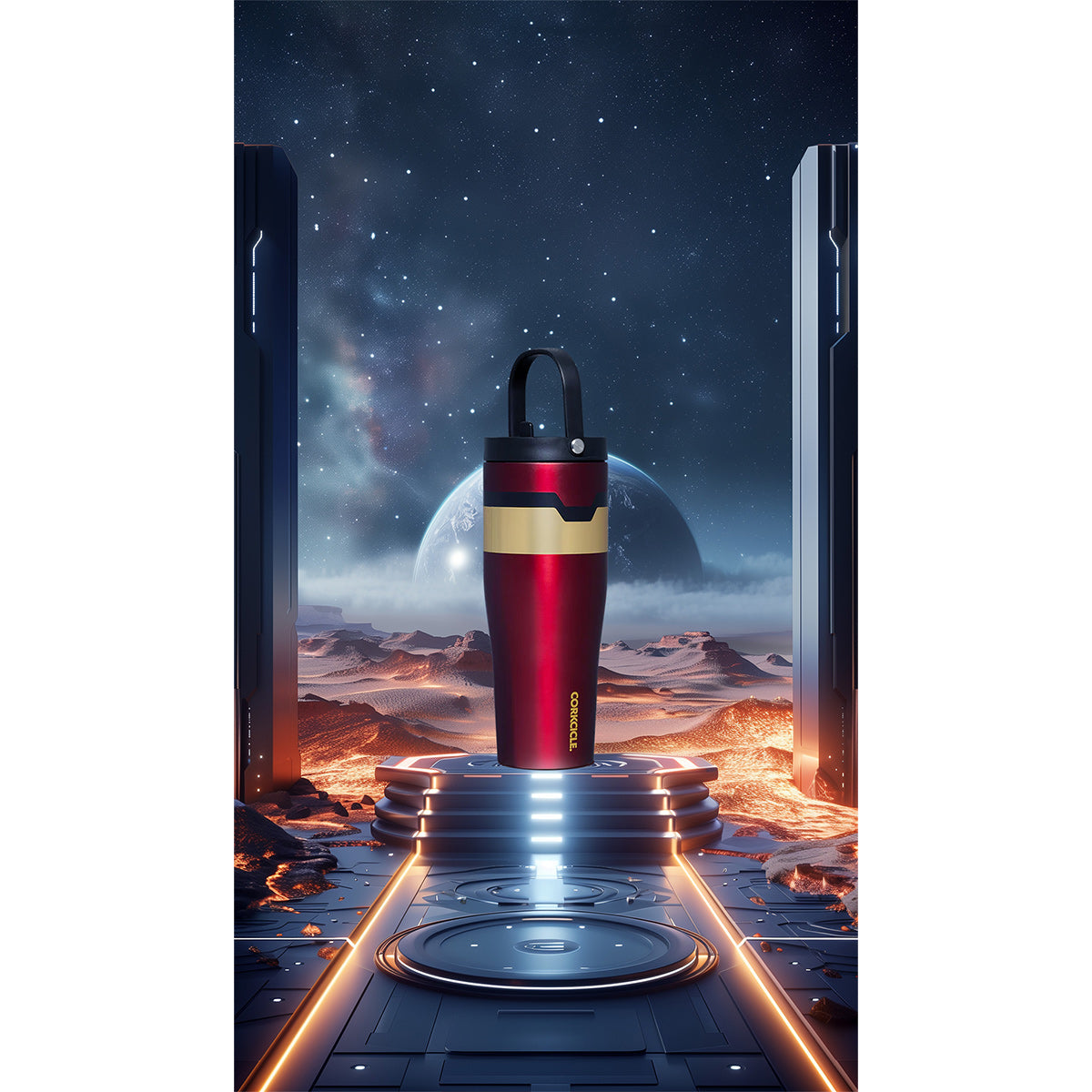 【マーベル/MARVEL】 アイアンマン ゴーカップ(887ml)