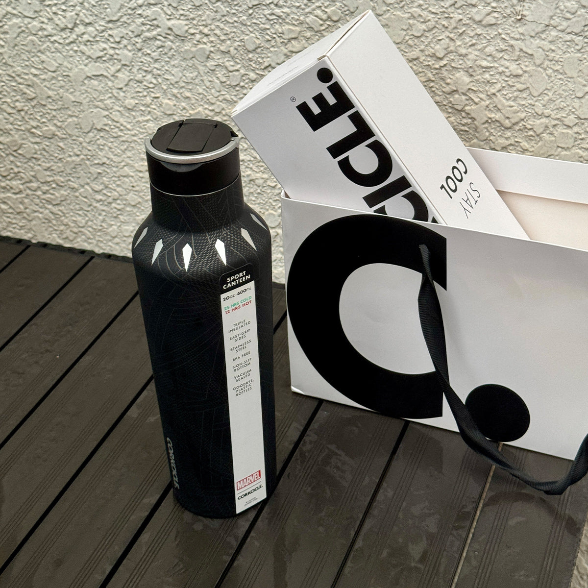 【マーベル/MARVEL】 ブラック・パンサー スポーツタンブラー(600ml)