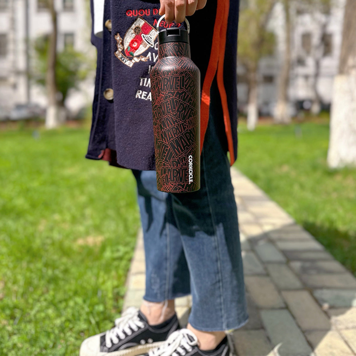 【マーベル/MARVEL】 ロゴ スポーツタンブラー(600ml)