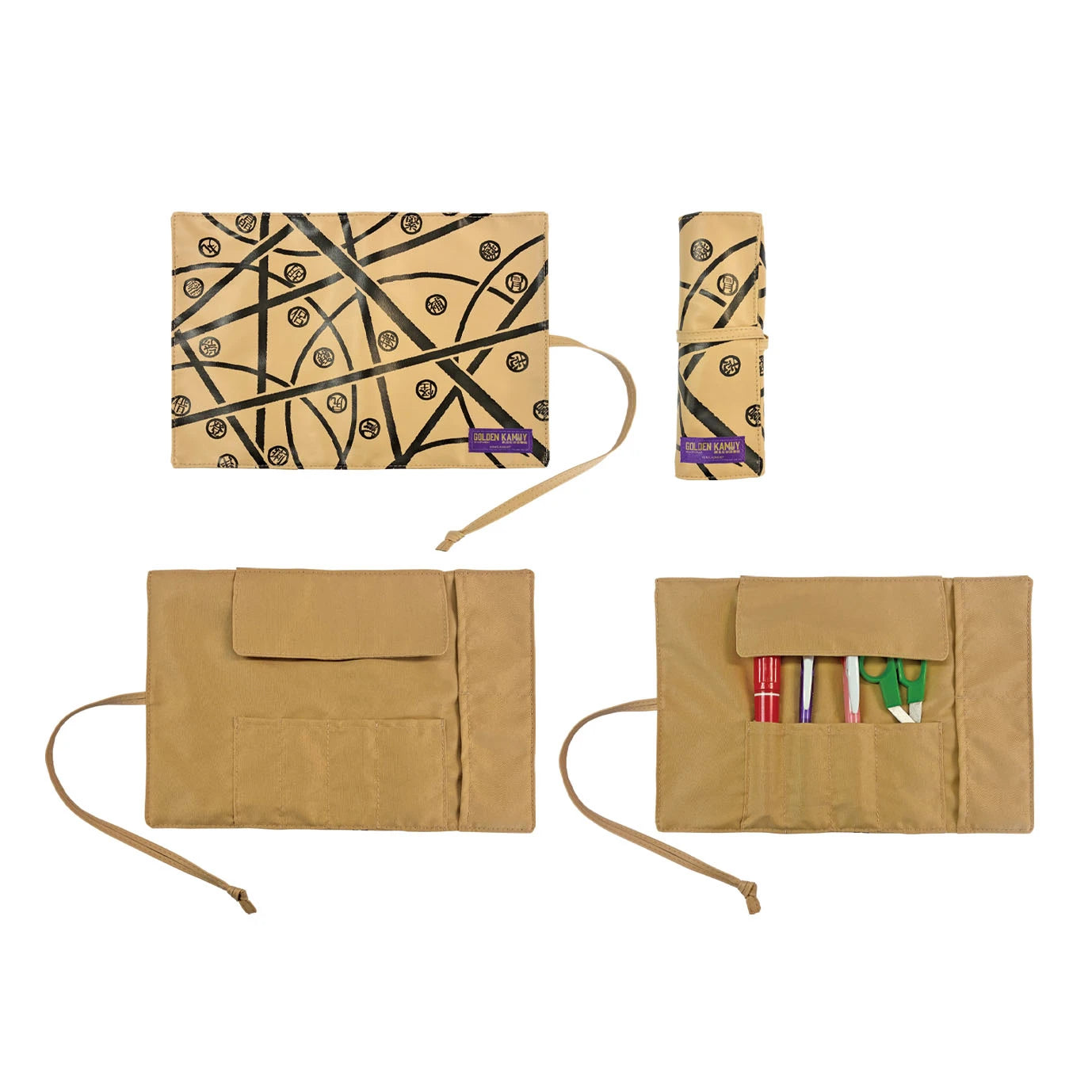 映画『ゴールデンカムイ 網走監獄襲撃編』刺青人皮風ロールペンケース