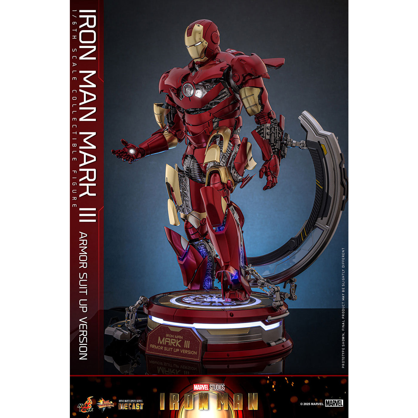 【マーベル/MARVEL】 アイアンマン・マーク3(アーマー・スーツアップ版) 1/6スケール フィギュア