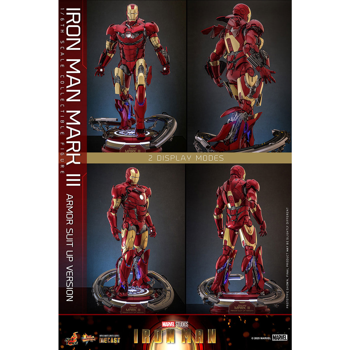 【マーベル/MARVEL】 アイアンマン・マーク3(アーマー・スーツアップ版) 1/6スケール フィギュア