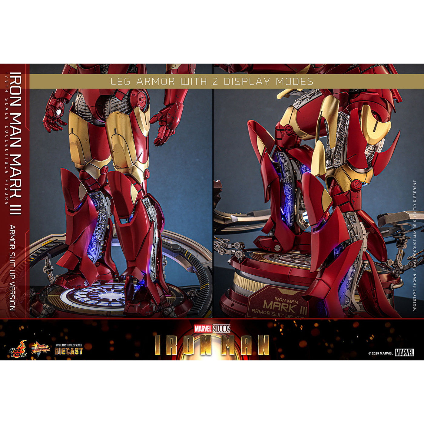 【マーベル/MARVEL】 アイアンマン・マーク3(アーマー・スーツアップ版) 1/6スケール フィギュア