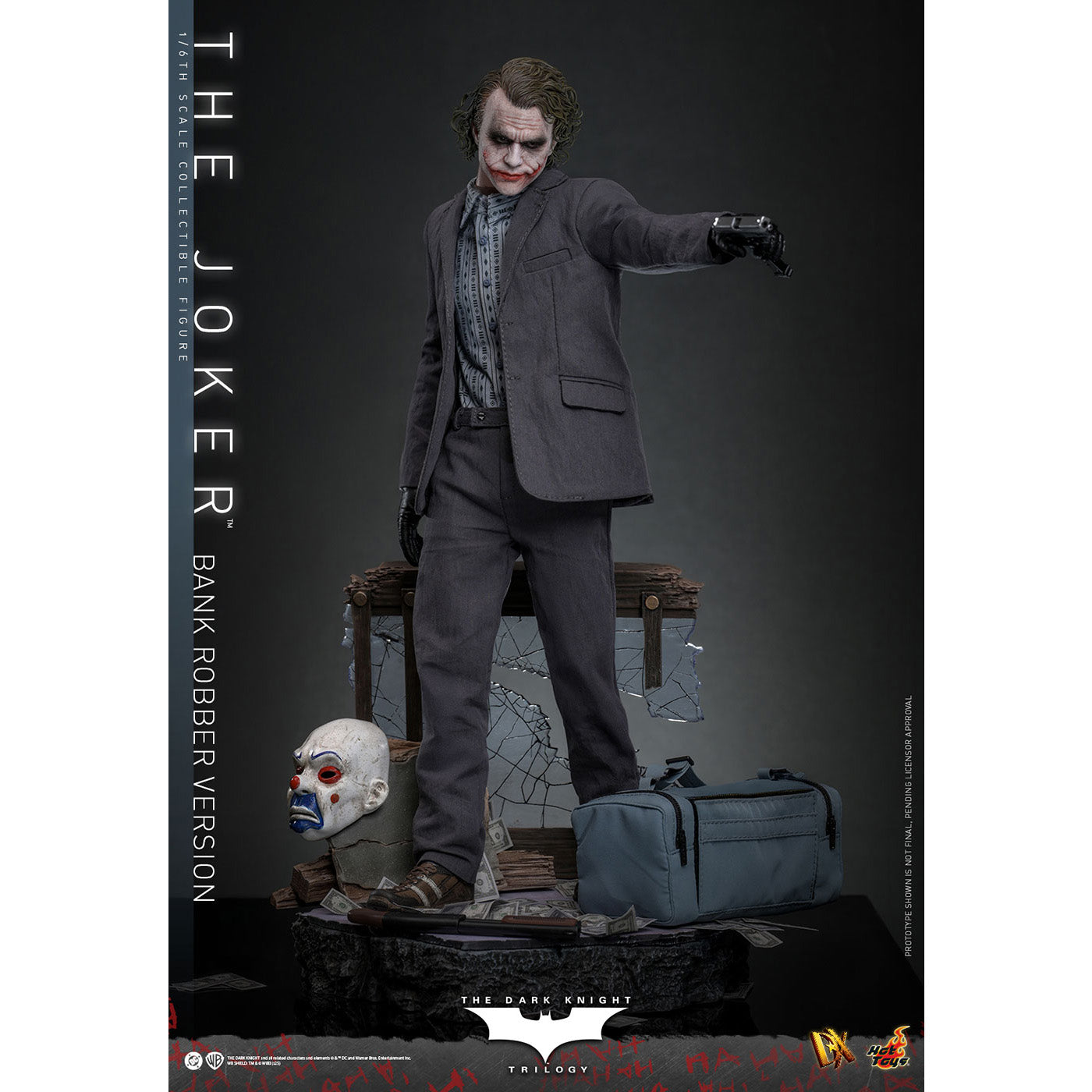 【DCコミックス】 映画 『ダークナイト・トリロジー』 ジョーカー(銀行強盗) 1/6スケールフィギュア