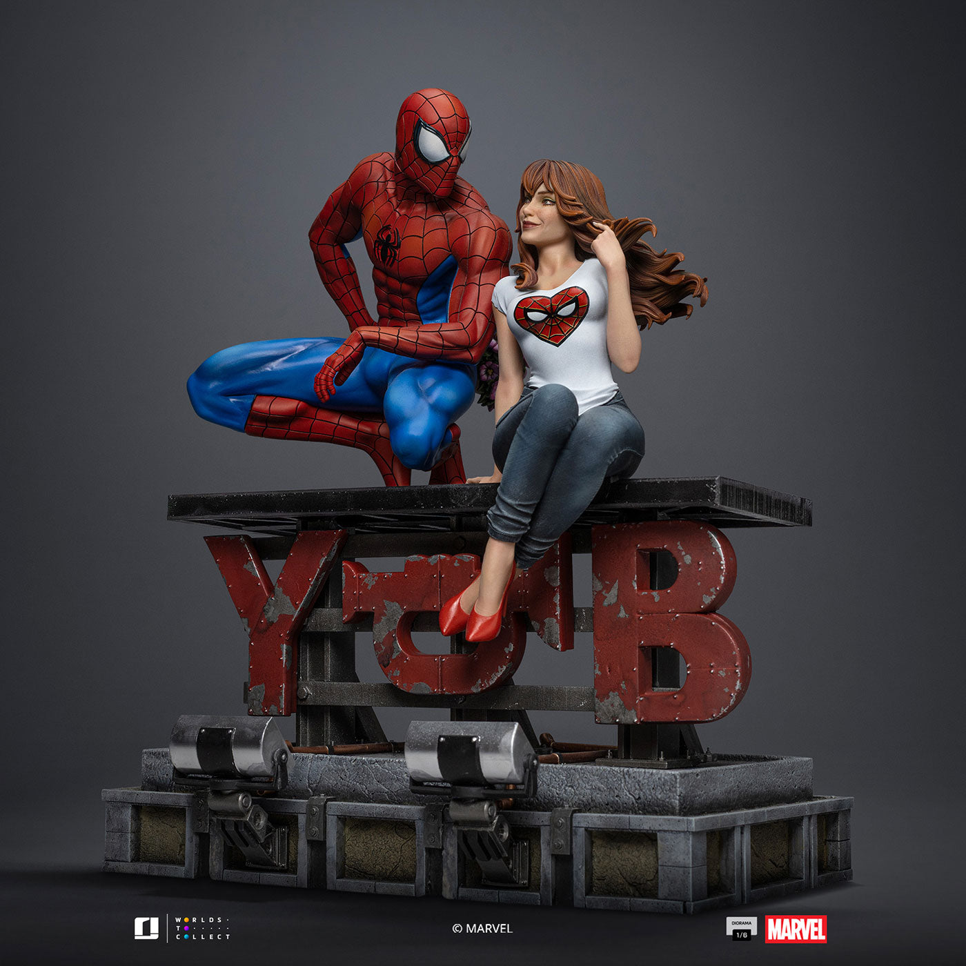 【マーベル/MARVEL】 スパイダーマン&M 1/6スケール フィギュア
