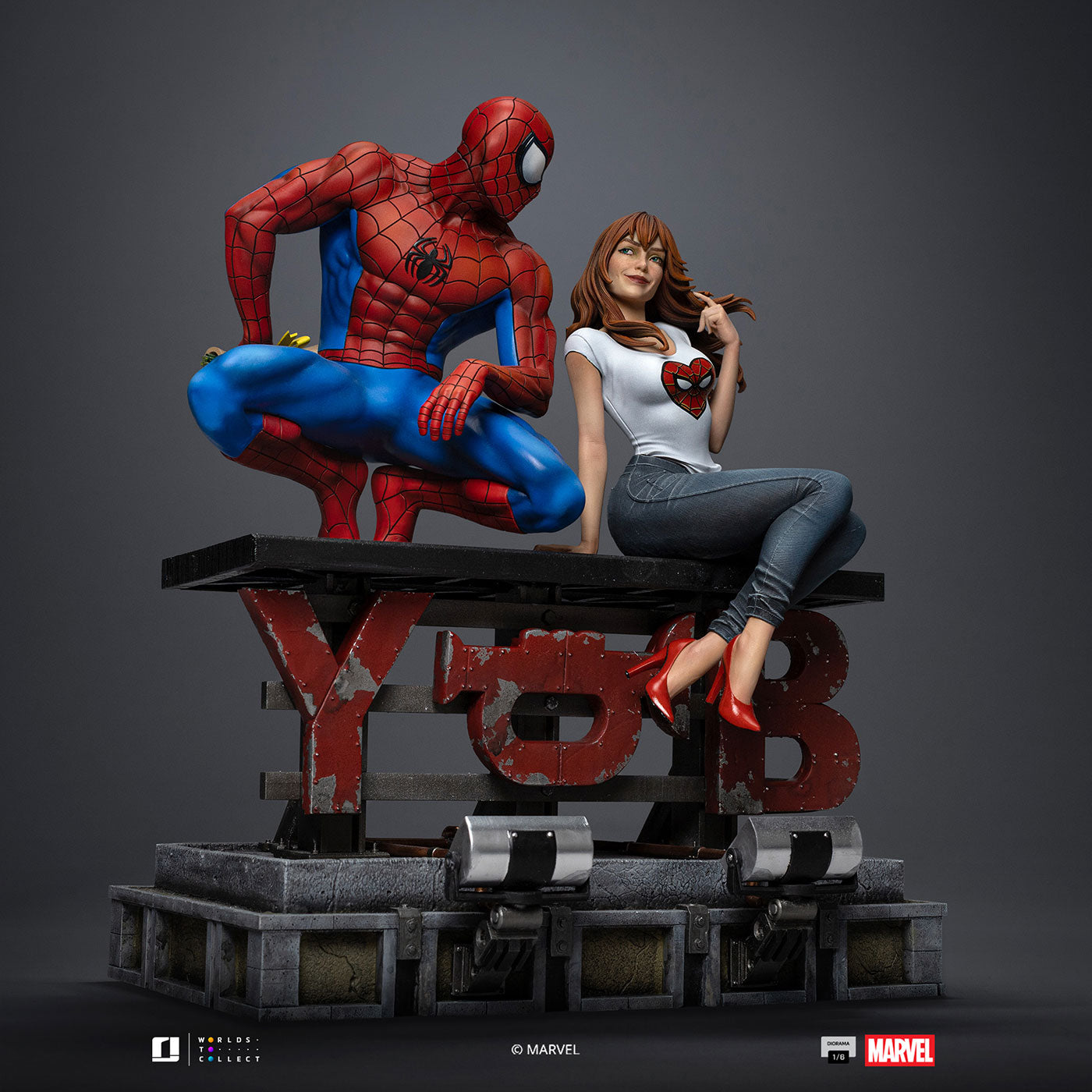 【マーベル/MARVEL】 スパイダーマン&M 1/6スケール フィギュア