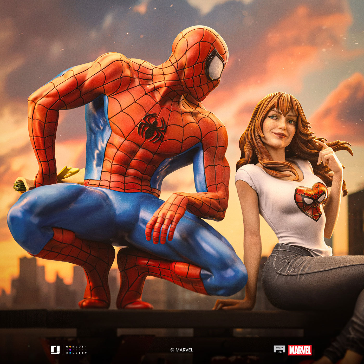 【マーベル/MARVEL】 スパイダーマン&M 1/6スケール フィギュア