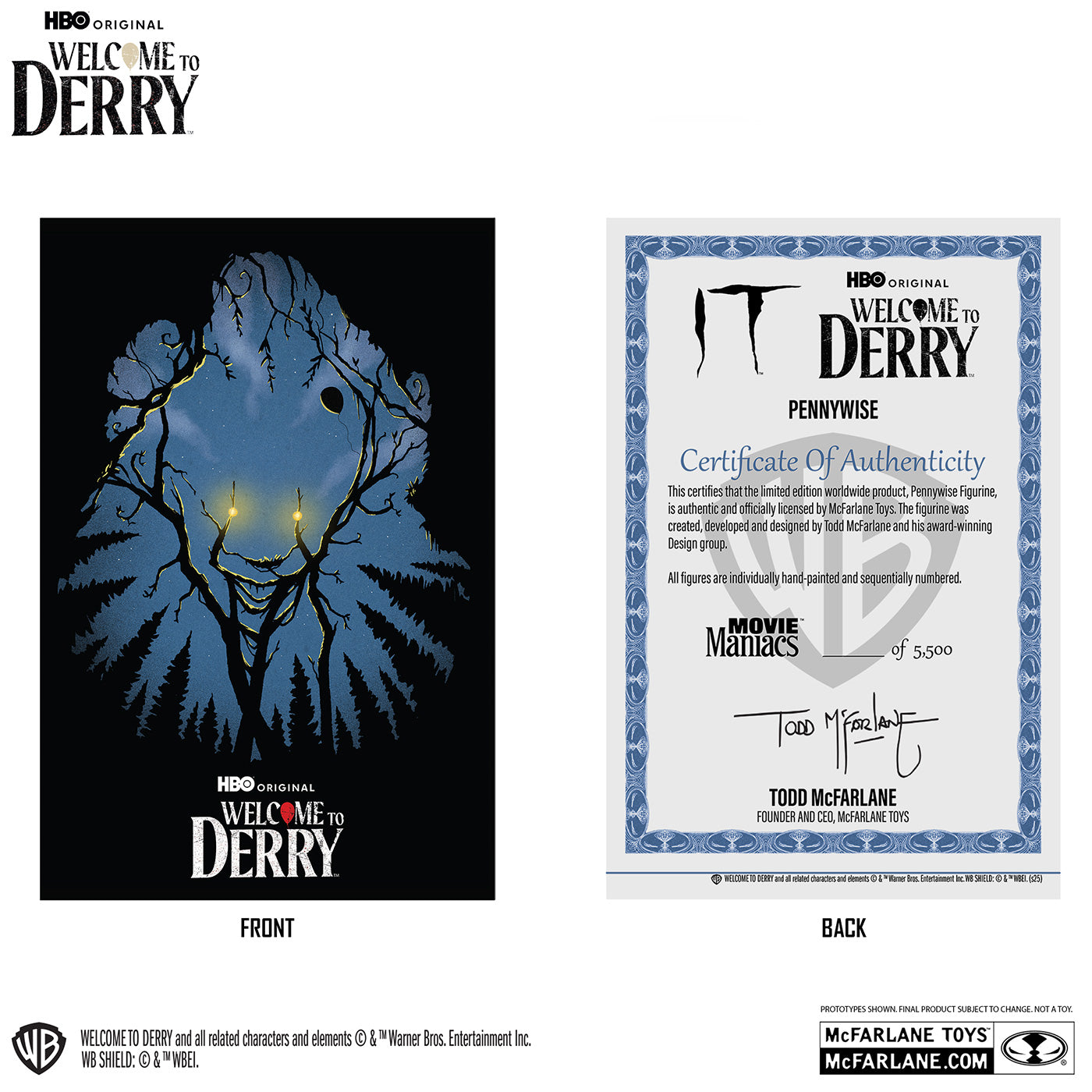 TVドラマ版『イット/IT: Welcome to Derry(原題)』 ペニーワイズ 6インチ・ポーズドスタチュー