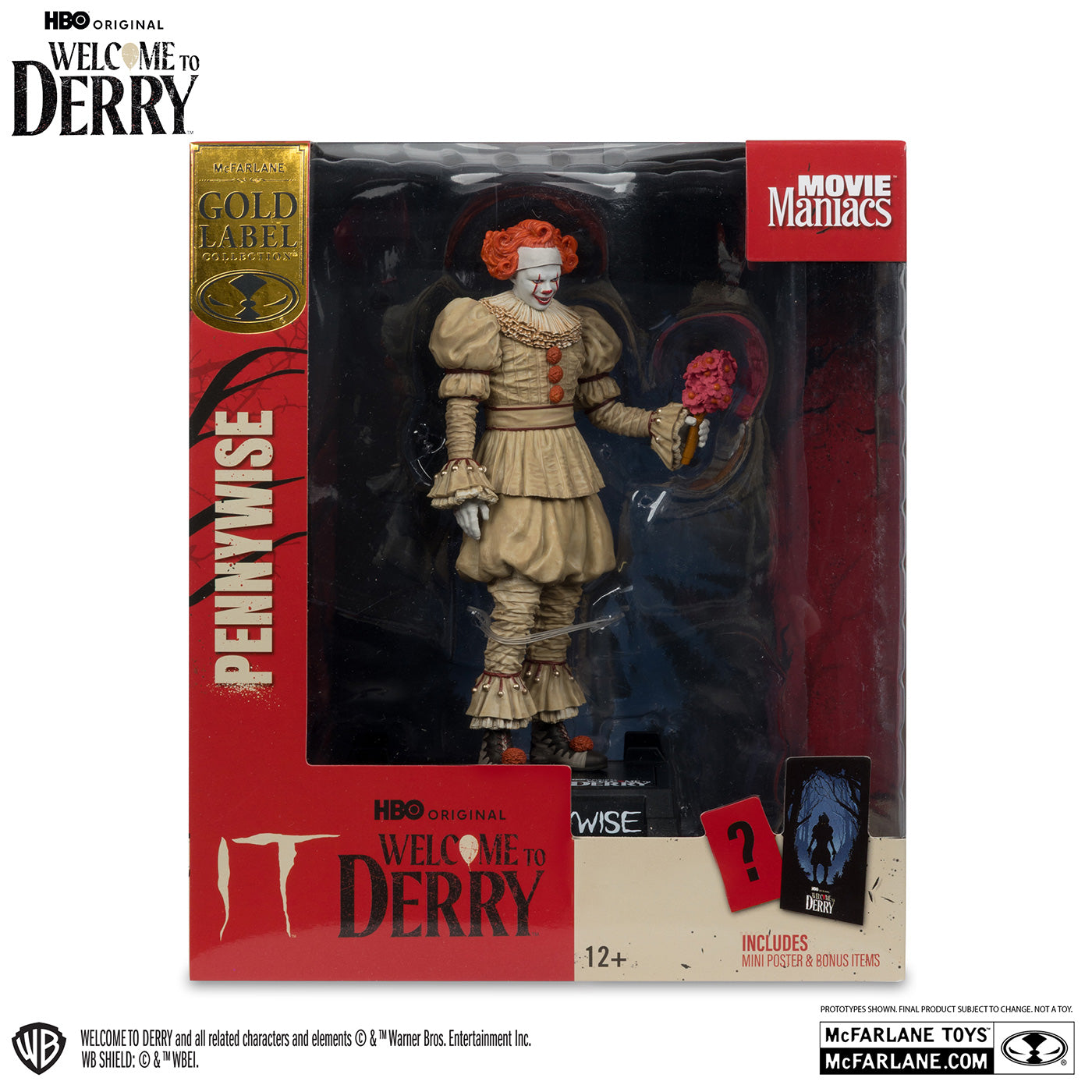 TVドラマ版『イット/IT: Welcome to Derry(原題)』 ペニーワイズ 6インチ・ポーズドスタチュー