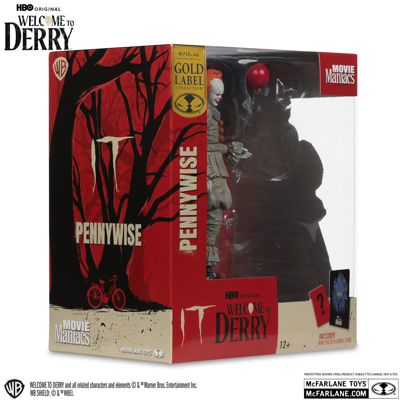 TVドラマ版『イット/IT: Welcome to Derry(原題)』 ペニーワイズ 6インチ・ポーズドスタチュー