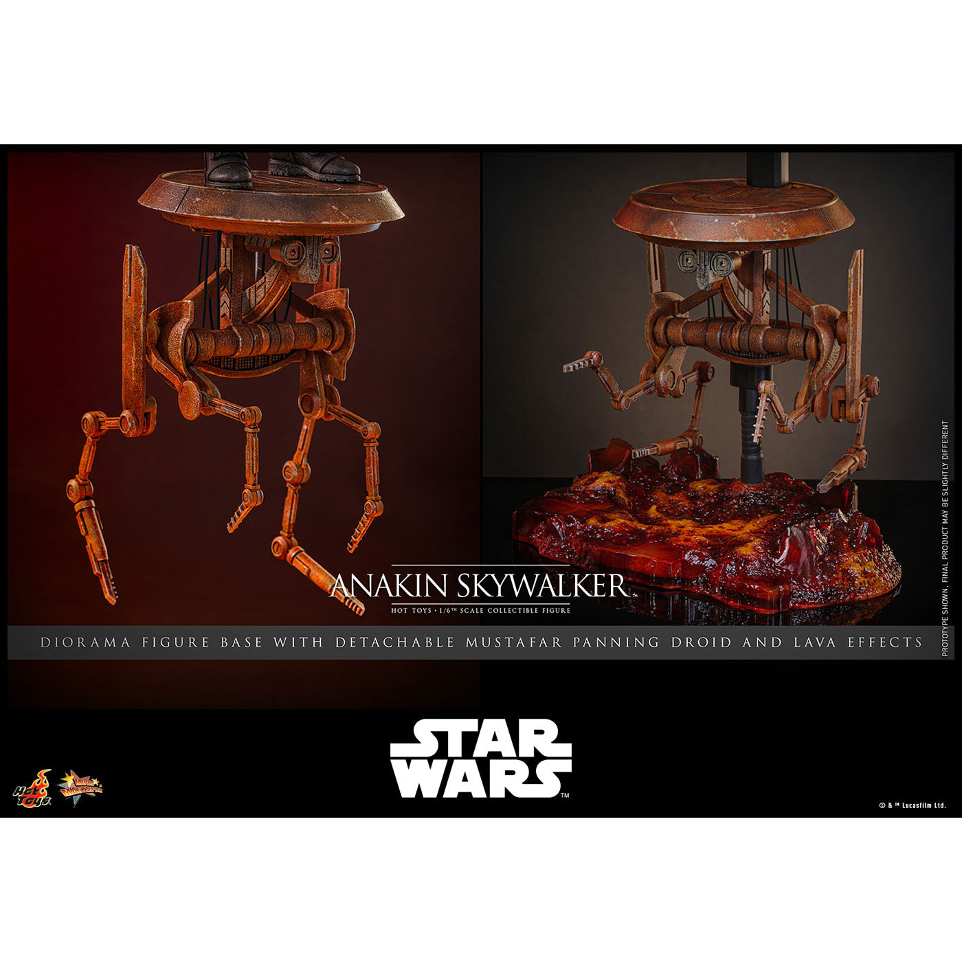 映画『スター・ウォーズ エピソード3/シスの復讐』1/6スケールフィギュア アナキン・スカイウォーカー(2.0版)