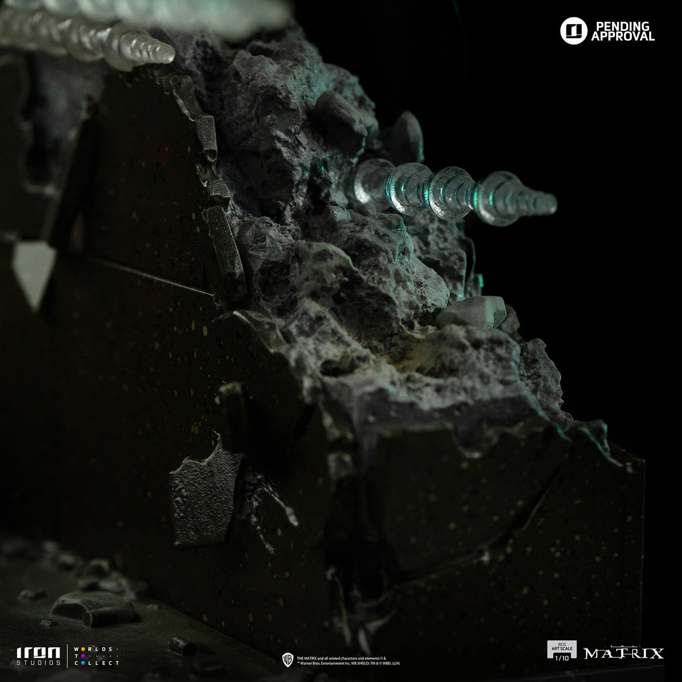 映画『マトリックス』【アイアン・スタジオ スタチュー】「バトルジオラマ・シリーズ」1/10スケール トリニティ